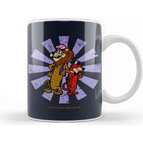 Baskı Dükkanı Lippy The Lion And Hardy Har Har Retro Japanese Kupa