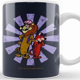 Baskı Dükkanı Lippy The Lion And Hardy Har Har Retro Japanese Kupa