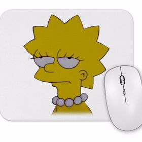 Baskı Dükkanı Lisa Simpson Entediada Mouse Pad