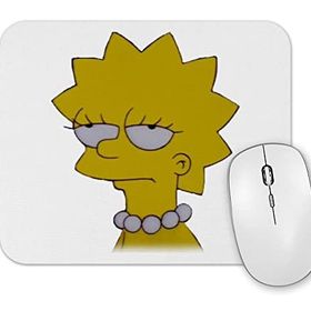 Baskı Dükkanı Lisa Simpson Entediada Mouse Pad