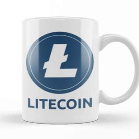 Baskı Dükkanı Litecoin To The Moon Logo Kupa