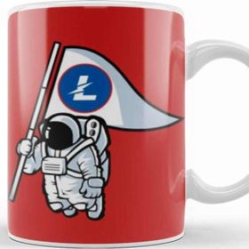 Baskı Dükkanı Litecointothe Moon Logo Kupa