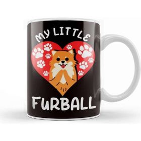 Baskı Dükkanı Little Fur Ball Pomeranian Pommy Pom Dog Breed German Spitz Kupa