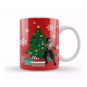 Baskı Dükkanı Liu Kang Around The Christmas Tree Mortal Kombat Kupa