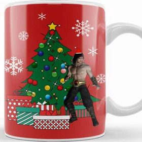 Baskı Dükkanı Liu Kang Around The Christmas Tree Mortal Kombat Kupa