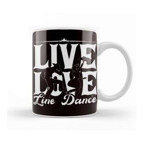 Baskı Dükkanı Live Line Dance Love Choreographer Western Country Music Kupa