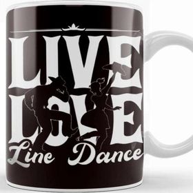 Baskı Dükkanı Live Line Dance Love Choreographer Western Country Music Kupa