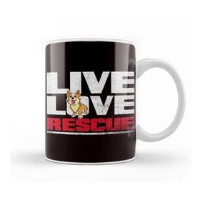 Baskı Dükkanı Live Rescue Animals Love Dog Cat Pet Animal Welfare Puppy Kupa