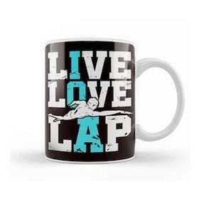 Baskı Dükkanı Live Swimming Pool Lap Love Swim Water Sports Swimmer Coach Kupa