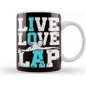 Baskı Dükkanı Live Swimming Pool Lap Love Swim Water Sports Swimmer Coach Kupa
