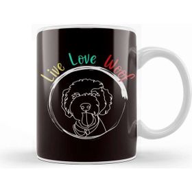 Baskı Dükkanı Live Woof Love Dog Owner Puppy Lover Dogs Breed Animal Kupa