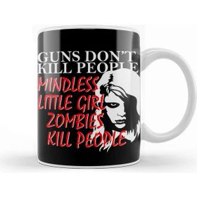 Baskı Dükkanı Living Dead Girl Guns Dont Kill People Kupa