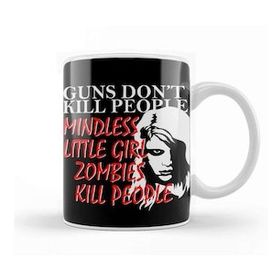 Baskı Dükkanı Living Dead Girl Guns Dont Kill People Kupa