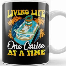 Baskı Dükkanı Living Life One Cruise At A Time Awesome Cruiser Kupa