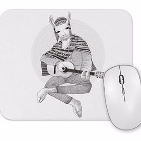 Baskı Dükkanı Llama Style Mouse Pad