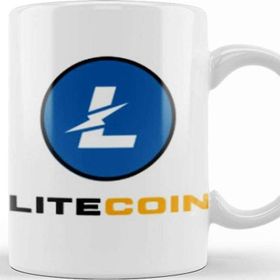 Baskı Dükkanı Llitecoin To The Moon Logo Kupa