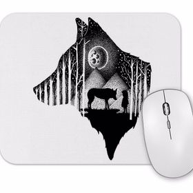 Baskı Dükkanı Lobo Natureza Mouse Pad