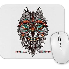 Baskı Dükkanı Lobo Tribal Mouse Pad