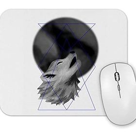 Baskı Dükkanı Lobo Uivando Mouse Pad