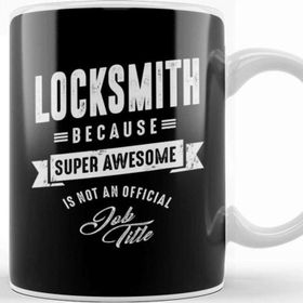 Baskı Dükkanı Locksmith Work Job Title Gift 01 Kupa