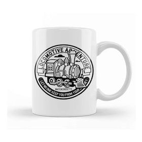 Baskı Dükkanı Locomotive Adventure Massachusetts Kupa