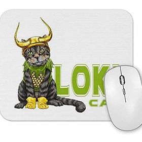 Baskı Dükkanı Loki Cat Kedi Mouse Pad