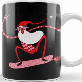 Baskı Dükkanı Lol Santa Funny Yılbaşı Yeni Yıl Konseptli Christmas Kupa