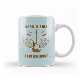 Baskı Dükkanı Long Live Rock N' Roll 01 Kupa