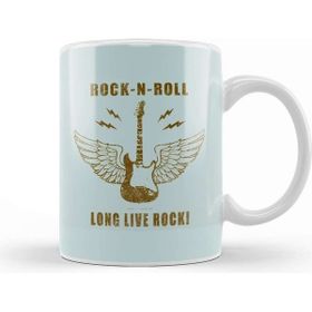 Baskı Dükkanı Long Live Rock N' Roll 01 Kupa
