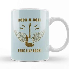 Baskı Dükkanı Long Live Rock N' Roll 01 Kupa