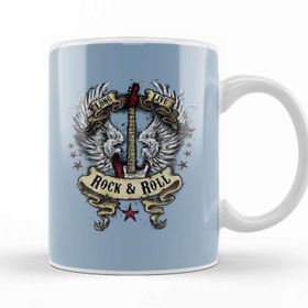 Baskı Dükkanı Long Live Rock N' Roll 03 Kupa