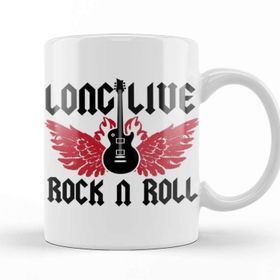 Baskı Dükkanı Long Live Rock N' Roll 04 Kupa