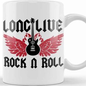 Baskı Dükkanı Long Live Rock N' Roll 04 Kupa