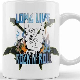 Baskı Dükkanı Long Live Rock N' Roll 05 Kupa