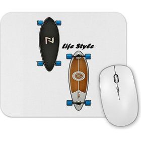 Baskı Dükkanı Longboard Lifestyle Mouse Pad