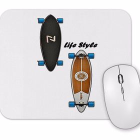 Baskı Dükkanı Longboard Lifestyle Mouse Pad