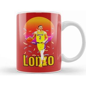Baskı Dükkanı Lonzo Ball Lonzo Ball Vintage Art Legend Basketball Gift Kupa