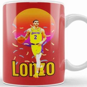 Baskı Dükkanı Lonzo Ball Lonzo Ball Vintage Art Legend Basketball Gift Kupa