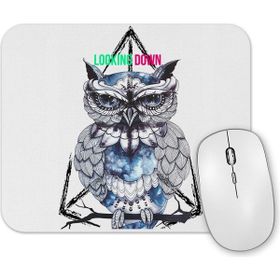 Baskı Dükkanı Looking Down Band Baykuş Mouse Pad