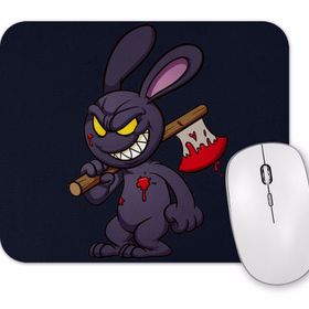 Baskı Dükkanı Looney Tunes Evil Bunny Cartoon Mouse Pad