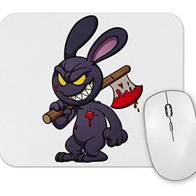 Baskı Dükkanı Looney Tunes Evil Bunny Cartoon Mouse Pad