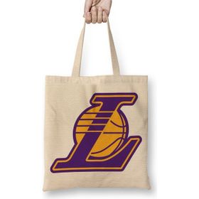 Baskı Dükkanı Los Angeles Lakers Bez Çanta