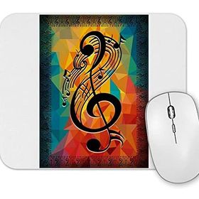 Baskı Dükkanı Lota Sol Anahtarı Müzik Mouse Pad