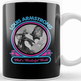Baskı Dükkanı Louis Armstrong What A Wonderful World Kupa