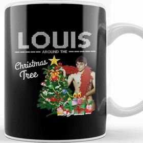 Baskı Dükkanı Louis Theroux Around The Christmas Tree Kupa