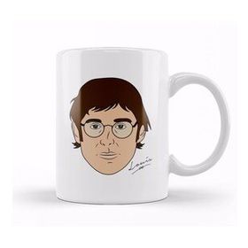 Baskı Dükkanı Louis Theroux Caricature Face Kupa
