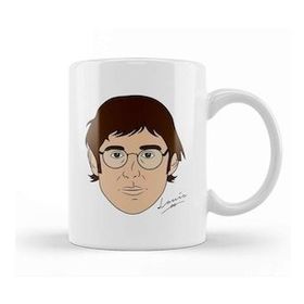 Baskı Dükkanı Louis Theroux Caricature Face Kupa