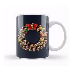 Baskı Dükkanı Louis Theroux Christmas Multiface Wreath Kupa