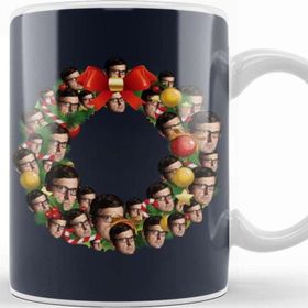 Baskı Dükkanı Louis Theroux Christmas Multiface Wreath Kupa