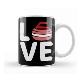 Baskı Dükkanı Love Curling Stones Curling Player Team Coach Skip Crew Kupa